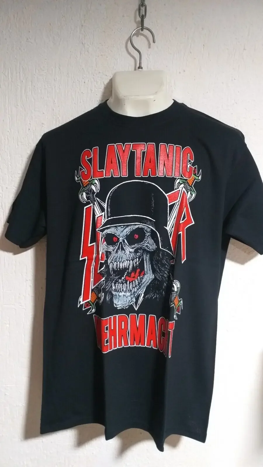 Футболка Slayer Slaytanic трэш-метал Sarcofago Sepultura Kreator