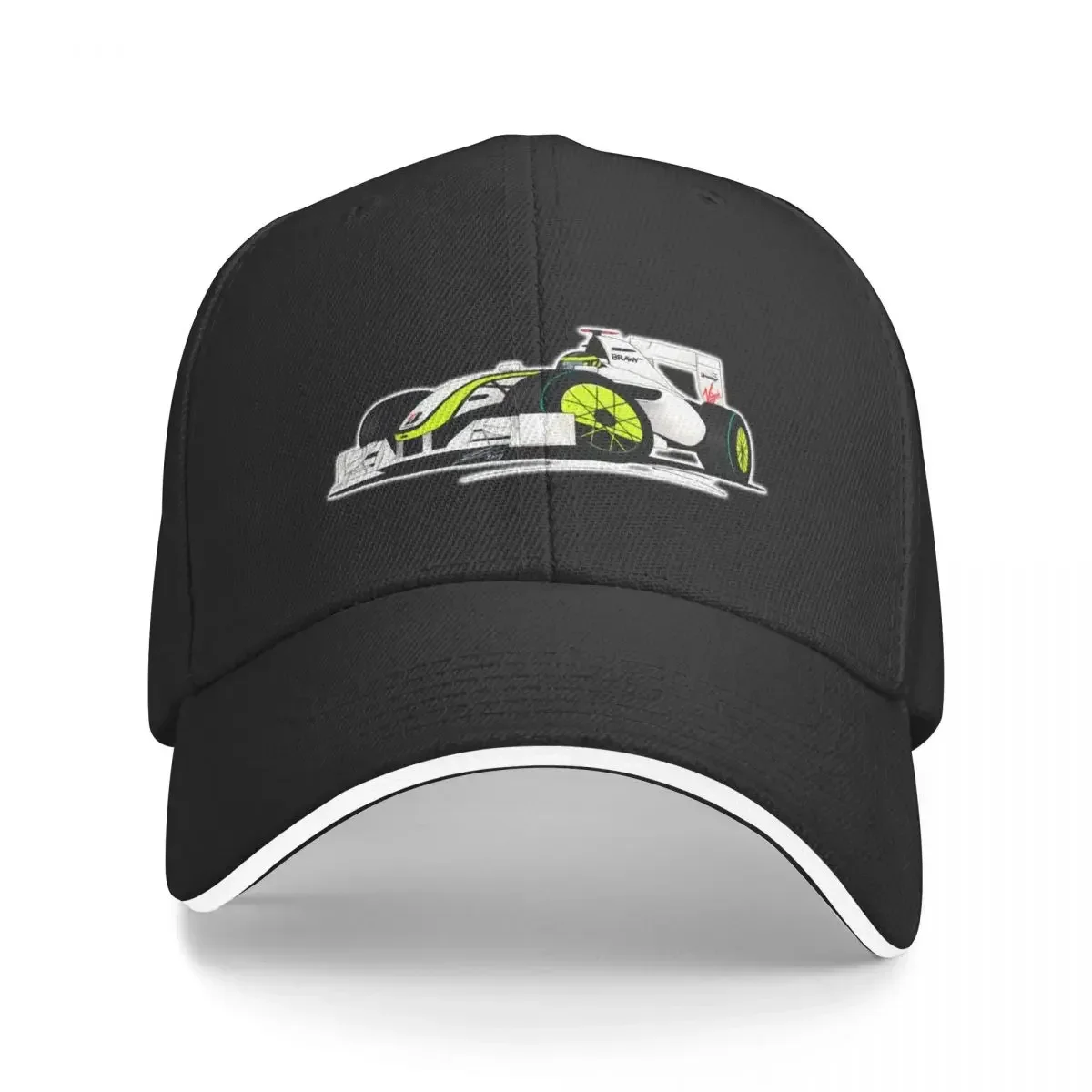 F1 2009 - BrawnGP Jenson Бейсбольная кепка на пуговицах с защелкой спине Шляпа люксового