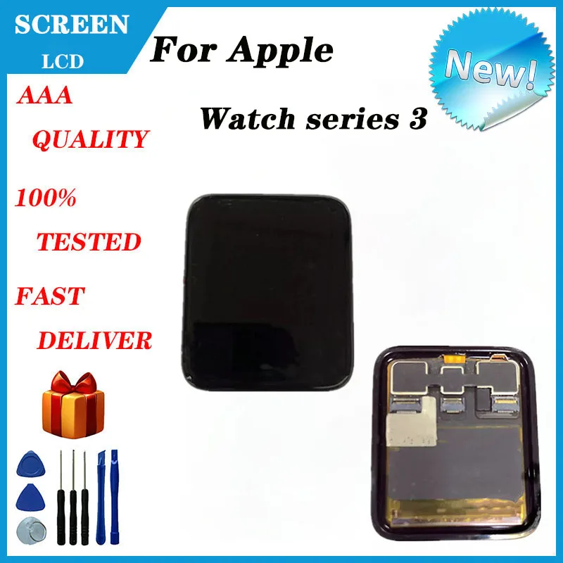 

New for Apple Watch series 3 LCD touch screen 38mm 42mm GPS+Cellular For Watch S3 LCD Watch screen repair + touch