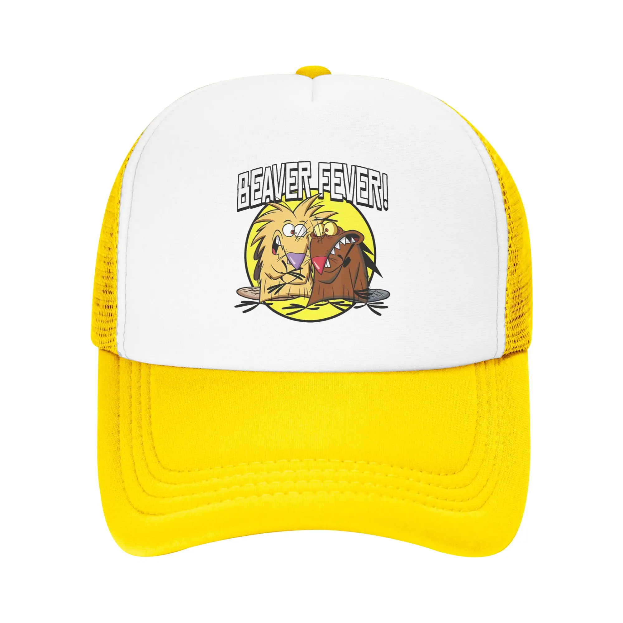 Фото Кепка-снепбэк Angry Beavers Daggett & Norbert Feverish для мужчин и женщин, летняя, с сетчатыми вставками для охлаждения, солнцезащитная, для повседневной носки. №1