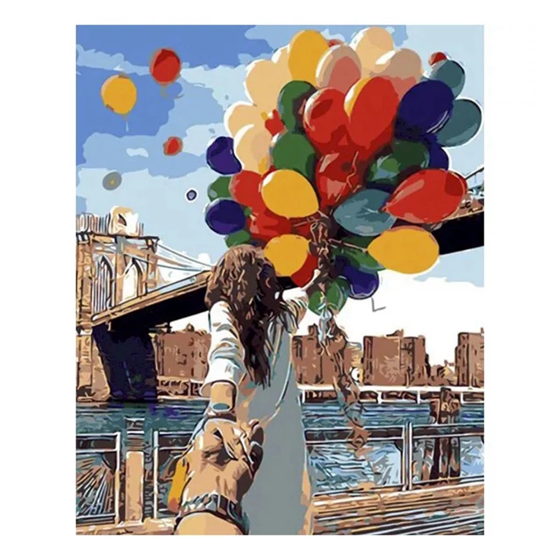 

DIY Diamond Painting Kits For Adults Full Drill Crystal Rhinestone Paintings Kit For Home Decoration Colorful Balloons