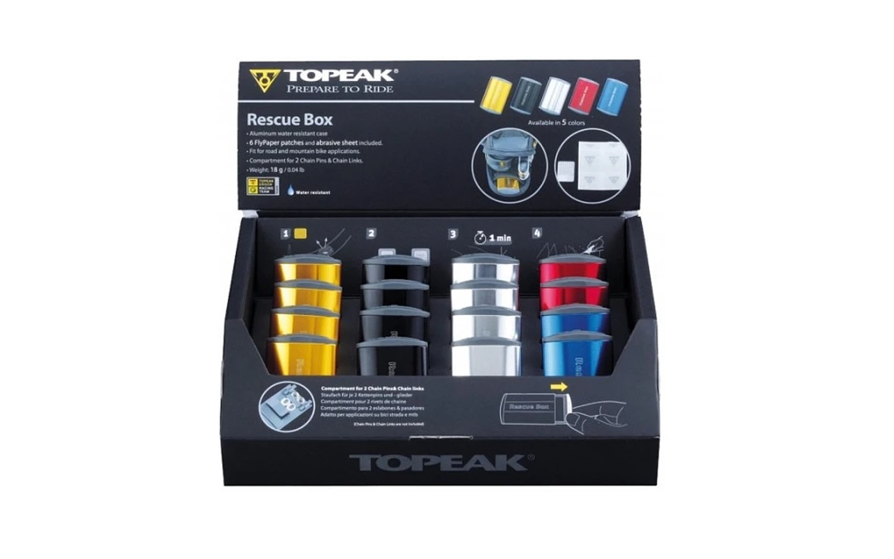 Набор для ремонта камер TOPEAK Rescue Box|Инструменты велосипедов| |