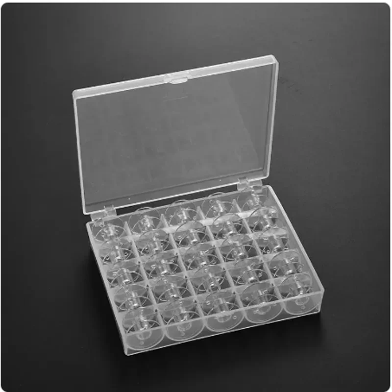 25 шт./компл. набор бобинок катушки для швейной машины красочный пластиковый