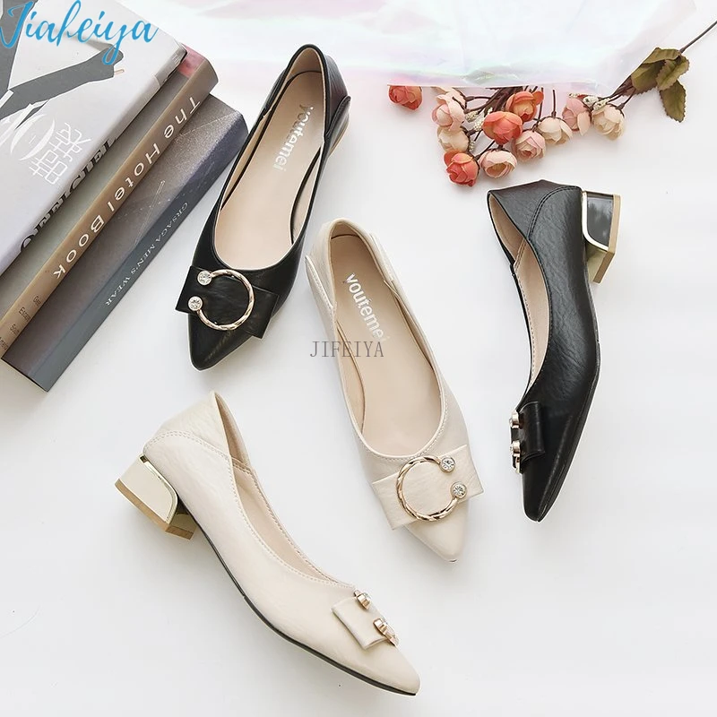 

Pumps New Designer Heels Shoes Women Large Brand Leather Ladies Luxury Fashion Party Leisurely Shoes Zapatos De Mujer Mary Janes