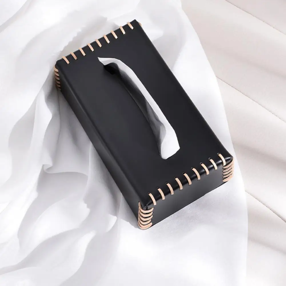 Держатель для салфеток из искусственной кожи современный диспенсер бумажных