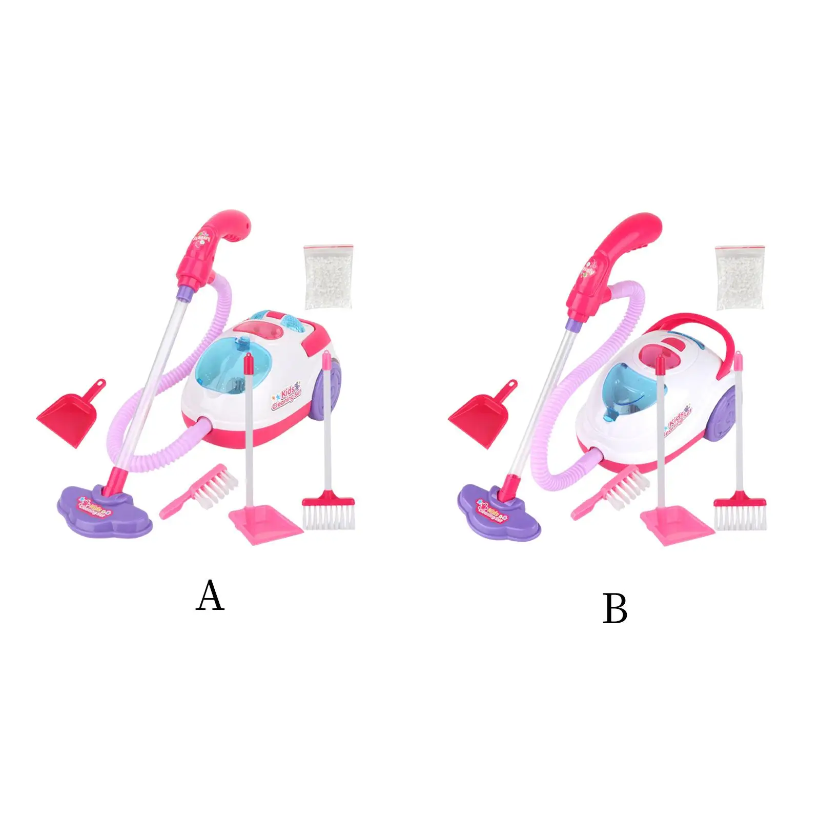 

Pink Mini Vacuum Cleaner Cleaning Set,Housekeeping Parent Child Game,Playing Learning Toys ,Role Play for Ages 3 4 5 6 Toddlers