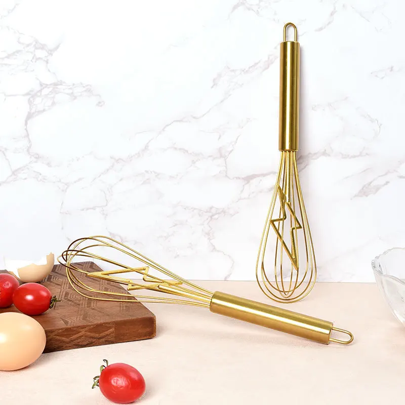 

Creative Stainless Steel Balloon Wire Whisk Manual Egg Beater Mixer Kitchen Baking Utensil Milk Cream Butter Whisk Mixer Tools