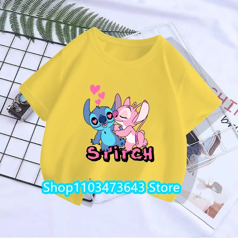 Футболка Y2k с рисунком из мультфильма Лило Стич