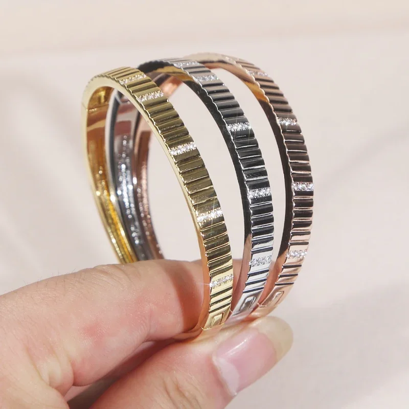 Женский геометрический браслет 3 цвета