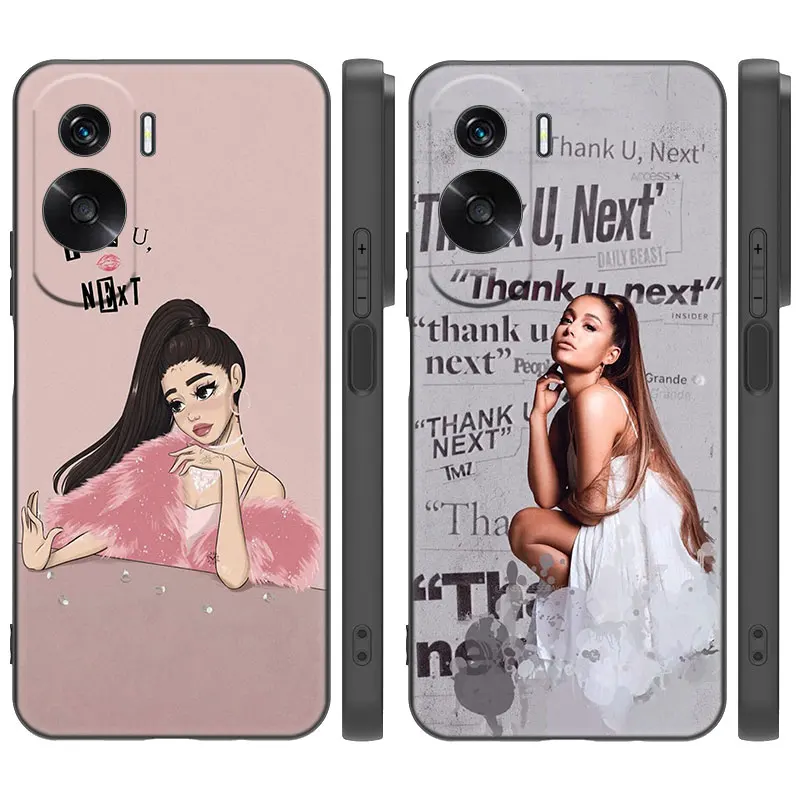 Чехол Ariana-Grande Thank U с рисунком черный женский чехол для Honor X5 Plus X6 X7 X8 X6A X6S X7A X8A X9A X9B 70