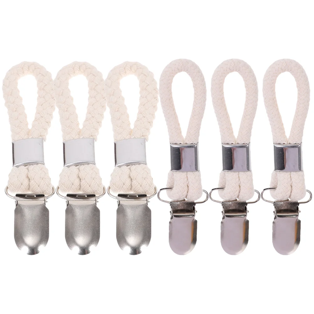 

6Pcs Metal Coat Hanger Hanging Tea Towels Clip Kitchen Bathroom Towels Clips Towels Hanger with Hanging