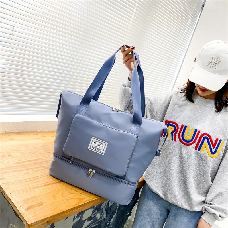 2022Super Large Capacity Folding Bag Travel Bags Tote Carry on Luggage Storage Hand Bag Waterproof Duffel Set Women Dropshipping