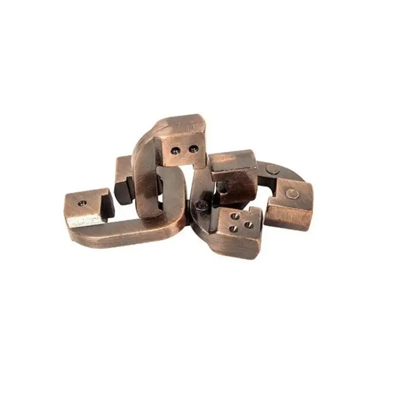 Сложная металлическая цепочка головоломка игра-головоломка для взрослых и детей