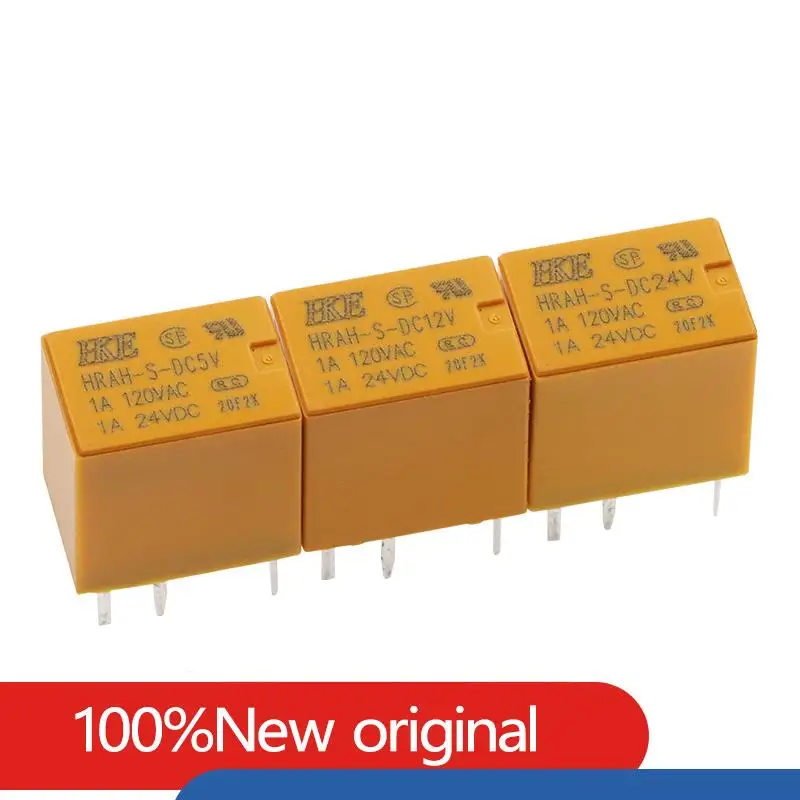 

Original New Subminiature Relay HRAH-S-DC5V HRAH-S-DC12V HRAH-S-DC24V 5VDC 12VDC 24VDC Signal Relay