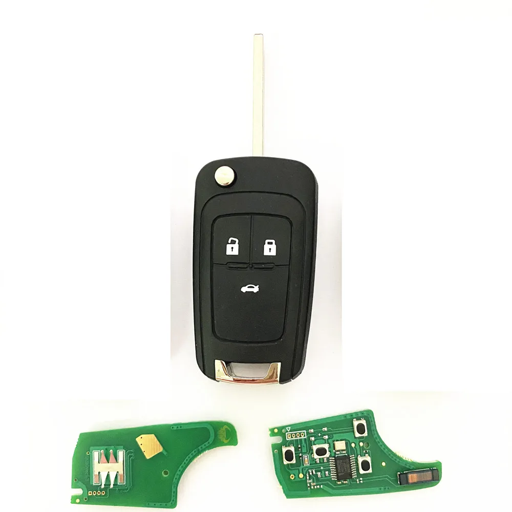 Ключ дистанционного управления ID46 PCF7931 PCF7937 433 МГц для Chevrolet Malibu Cruze Aveo Spark Sail orlando