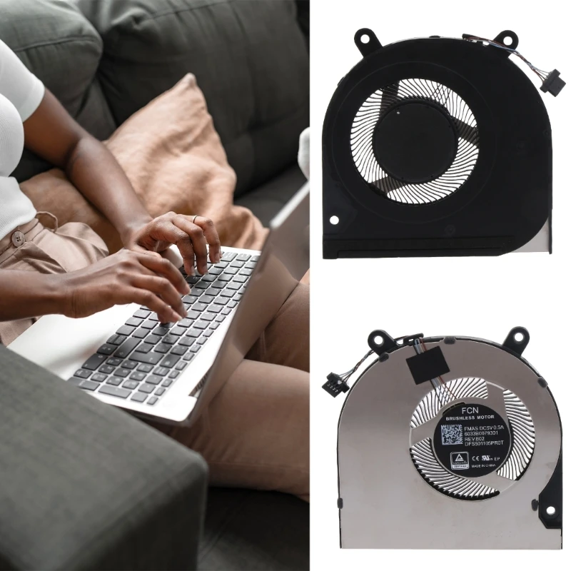 Кулер для ноутбука вентилятор радиатор процессора x360 кабриолет 14 м 14-DW Прямая