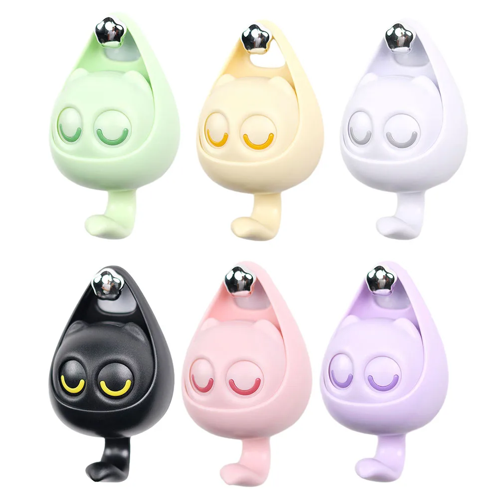 

Self Adhesive Cute Wall Hooks Key Holder Door Hanging Plastic Wall Hanger Cartoon Cat Hook Organizer For Kids Room Home Decor