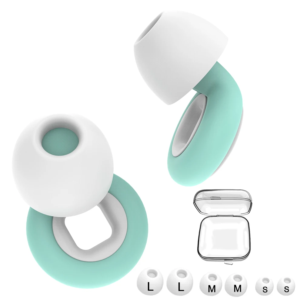 

Цветные силиконовые беруши Round square Earplugs