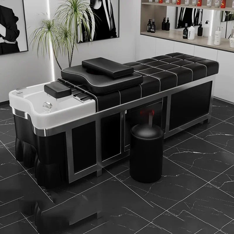 Парикмахерская кровать Headspa шампунь товары для салона спа водный обруч волос