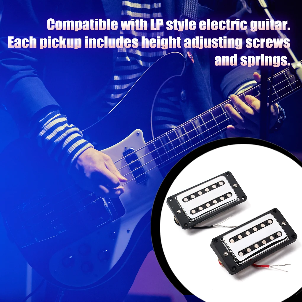 

Electric Guitar Neck Bridge Pickup Stringed Music Instrument Replacement Part Kit Pickups Accessories for Musician