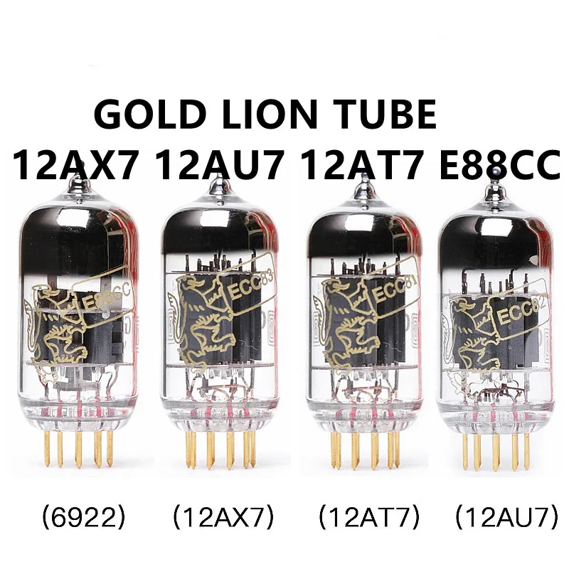 

GOLD LION 12AX7 12AU7 12AT7 6922 E88CC vacuum tube brand new gold foot factory matching genuine