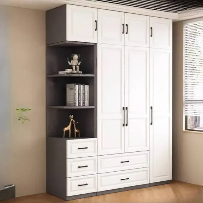 Роскошные шкафы в скандинавском стиле деревянные модульные для хранения вещей