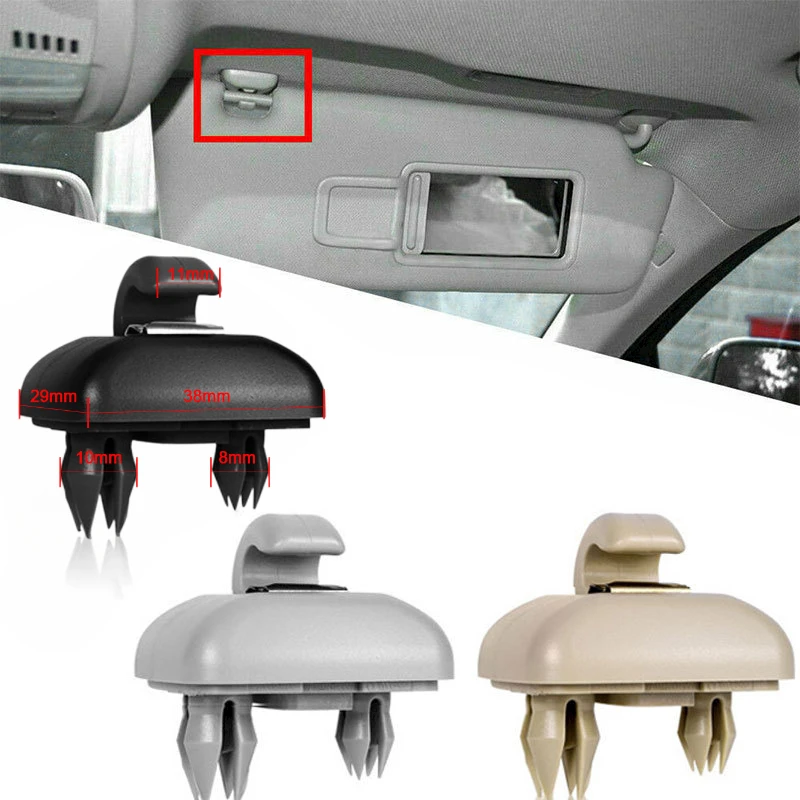 

Car Sun Visor Retainer Hook Fastener Clip Holder Bracket for Audi A1 A3 A4 A5 Q3 Q5(8E0 857 562)A7 B6 B7 B8 S4 S5