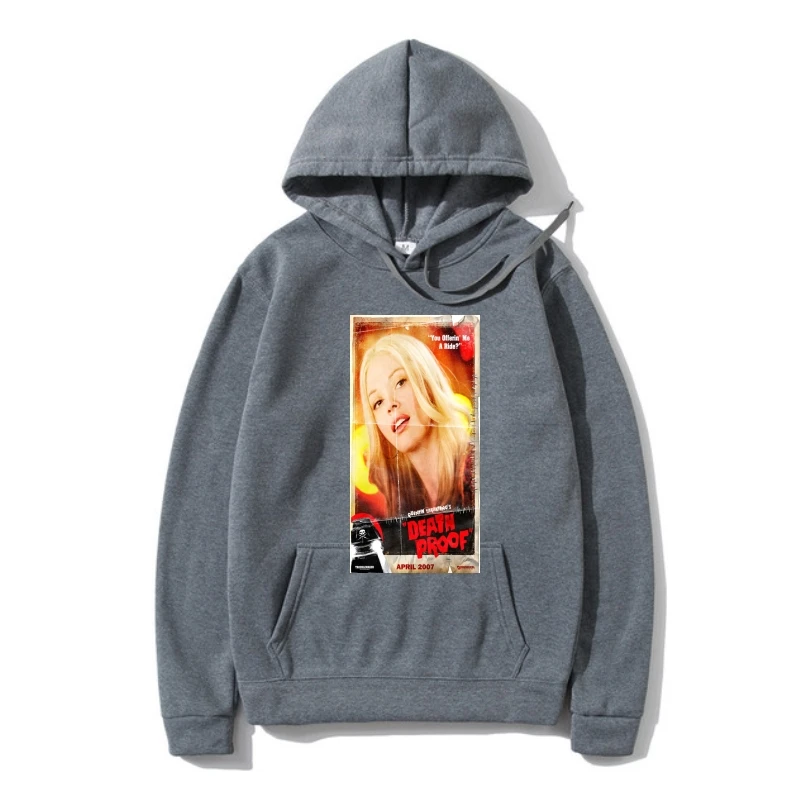 

Толстовки, защита от смерти Ver. Мужская теплая верхняя одежда с постерами 13 Квентин Тарантино, размеры от S до 3XL