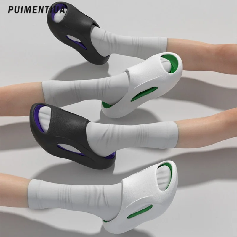 

Men Slippers 2023 New Slides Summer Luxury Sandals Men Outside Fashion Casual Beach Breathable Shoes For Men Women Home Slippers