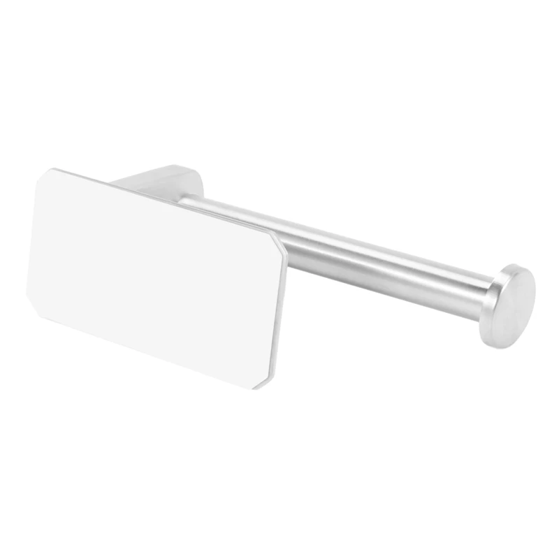 

4X Self Adhesive Toilet Paper Holder SUS Stainless Steel No Drilling Bathroom Kitchen Tissue Paper Roll Towel Holder