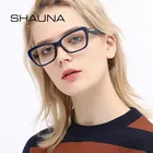 Женские очки в оправе кошачий глаз SHAUNA, солнцезащитные очки в стиле ретро с петлей из смолы