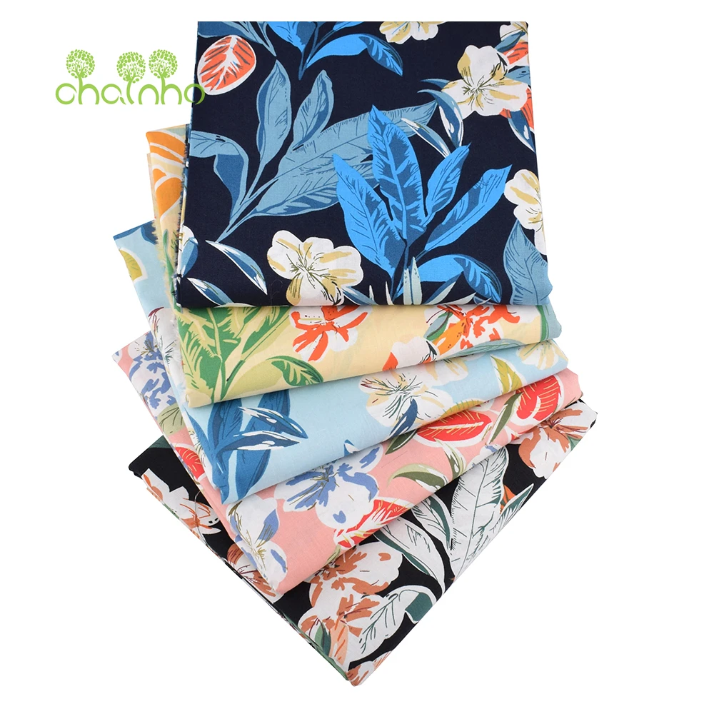 Chainho печатная однотонная искусственная ткань рукоделие для шитья пэчворка 45 Х5 0