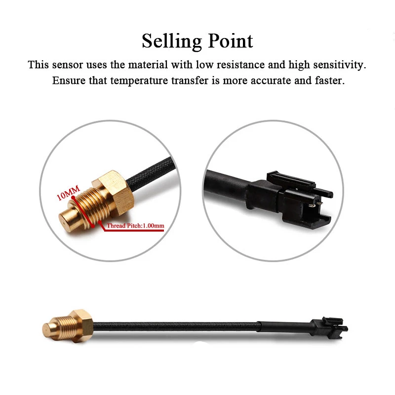 Универсальный Мотоциклетный Тестер Температуры Воды Koso 3-в-1 С Дисплеем Времени И