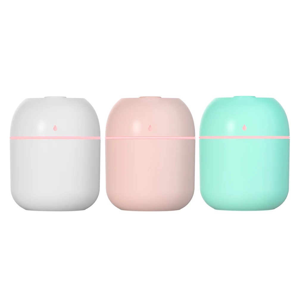 

3 in 1 Multifunction USB Two Gear Air Humidifier Mini Ultrasonic Home Mist Maker Sprayer Automatic Shutdown Bedroom Purifier