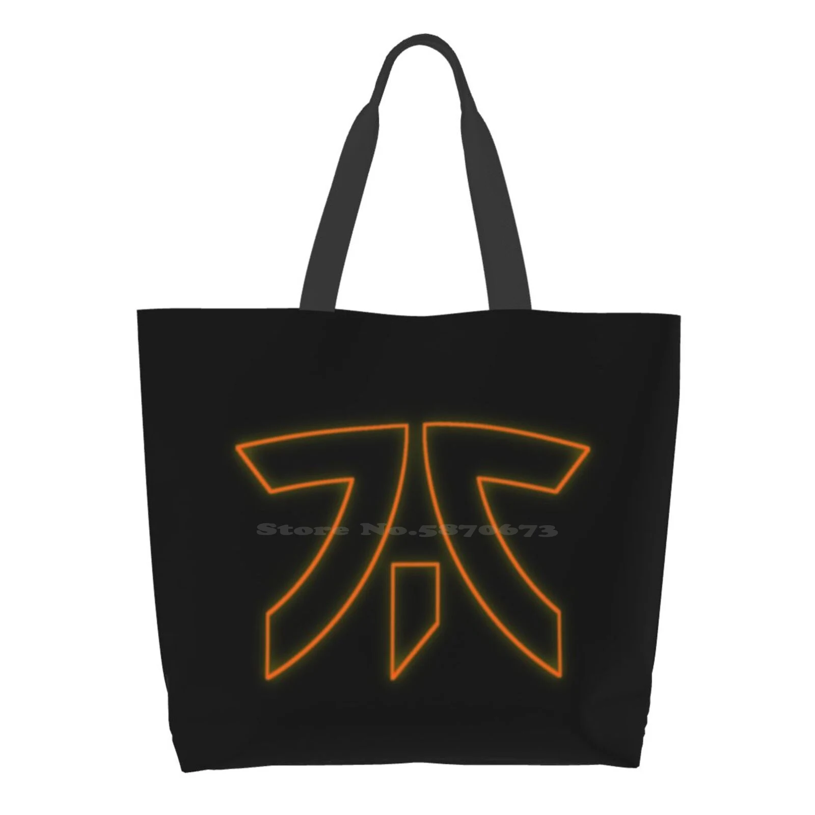 

Fan Artwork Neon Logo Orange Women Shopping Bag Girl Tote Large Size Csgo Cs Go Nip Counter Strike Counter Cs Strike Valve