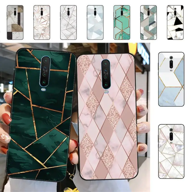 

Marble Phone Case for Redmi 5 6 7 8 9 A 5plus K20 4X S2 GO 6 K30 pro