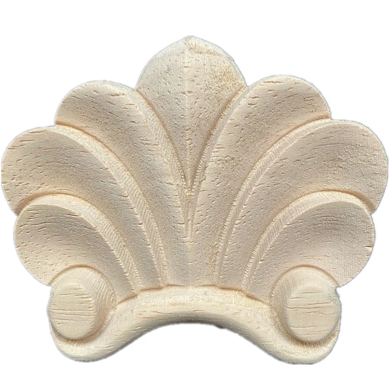 1 шт. резьба по дереву накладки розы Аппликации Наклейки для мебели античный