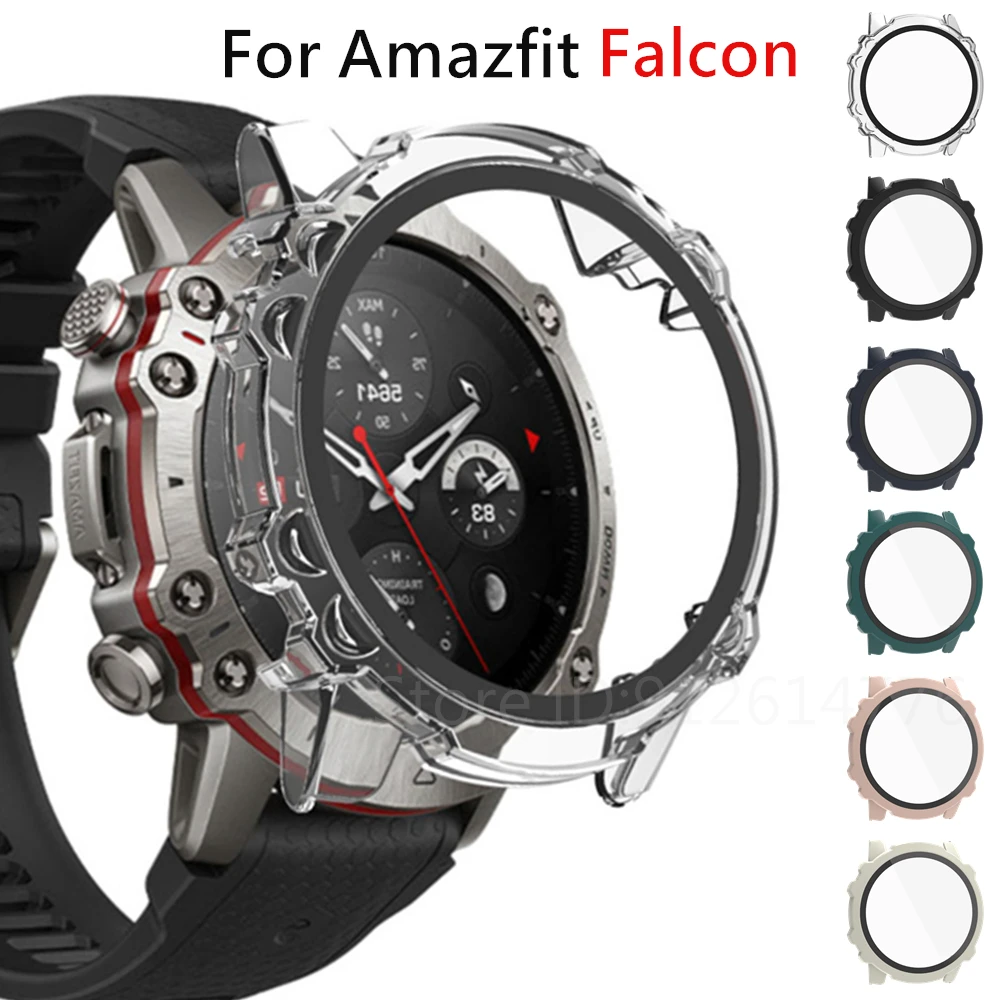 Защитный чехол для Amazfit Falcon SmartWatch Shell Bumper PC + защитная пленка из закаленного стекла