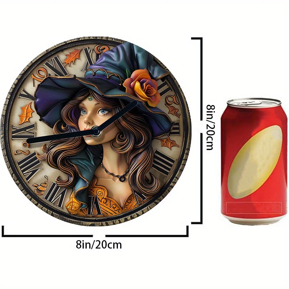 Часы настенные алюминиевые часы с ведьмой сделай сам идеально подходят для