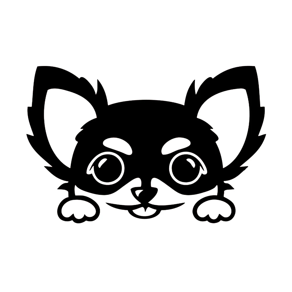 Виниловая наклейка Чихуахуа CS32028 # разных размеров, наклейка на автомобиль, водонепроницаемое украшение для мотоцикла, бампера, заднего окна