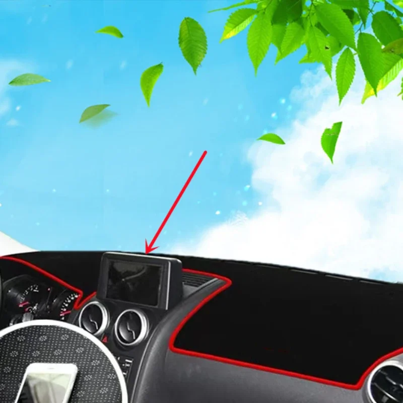 Для Nissan Qashqai крышка приборной панели автомобиля коврики для защиты от УФ-лучей