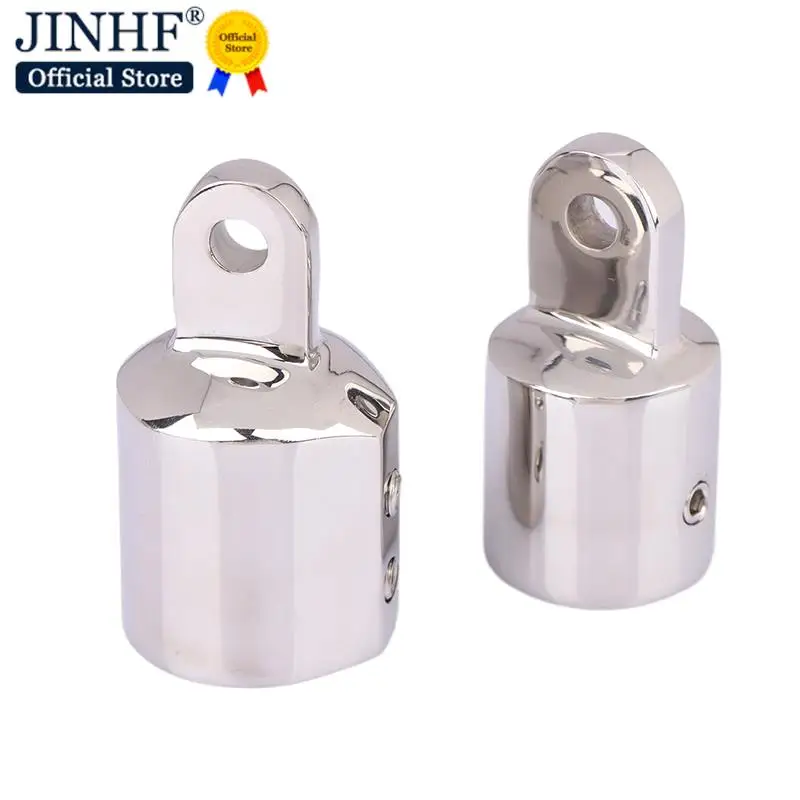 

1 PCS 22mm/25mm Boat Bimini Top Fitting Deck Hinge Slide Cap Pipe Eye End Cap External Eye End Canopy Tube Boat Accessories