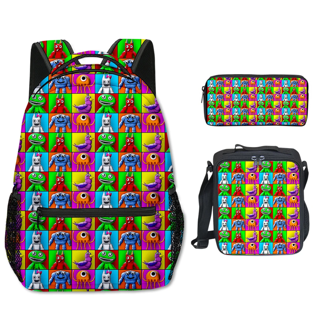 3 шт./набор дорожный рюкзак для ноутбука с 3D-принтом