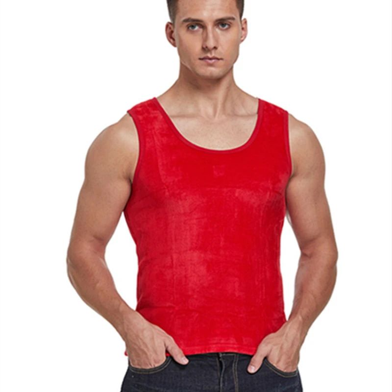 Winter Clothes for Men Warm Underwear Men Vest  Men's Thermo Shaping Undershirt Male Vest Comfortable Velvet Thermal Shirt