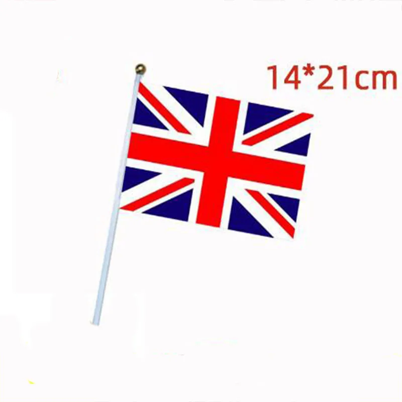 

Free Shipping 14*21 CM UK flag United Kingdom National Flag 100PCS/LOT