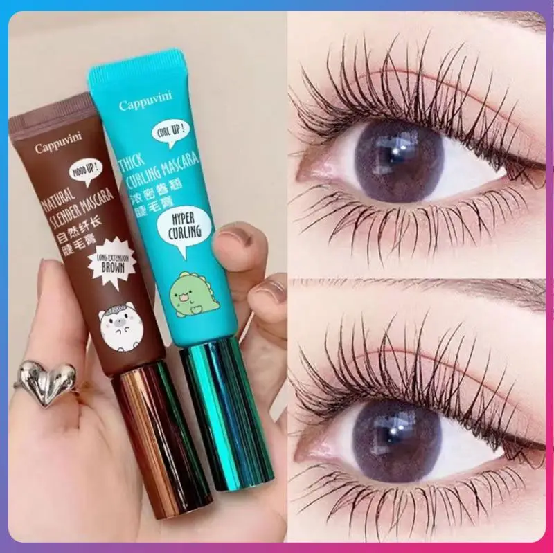 

Liquid Smooth Fiber Mascara Waterproof Thick Lengthen Eyelash Curler Long Lasting Makeup Gently Brush Beauty Women Cosmetics