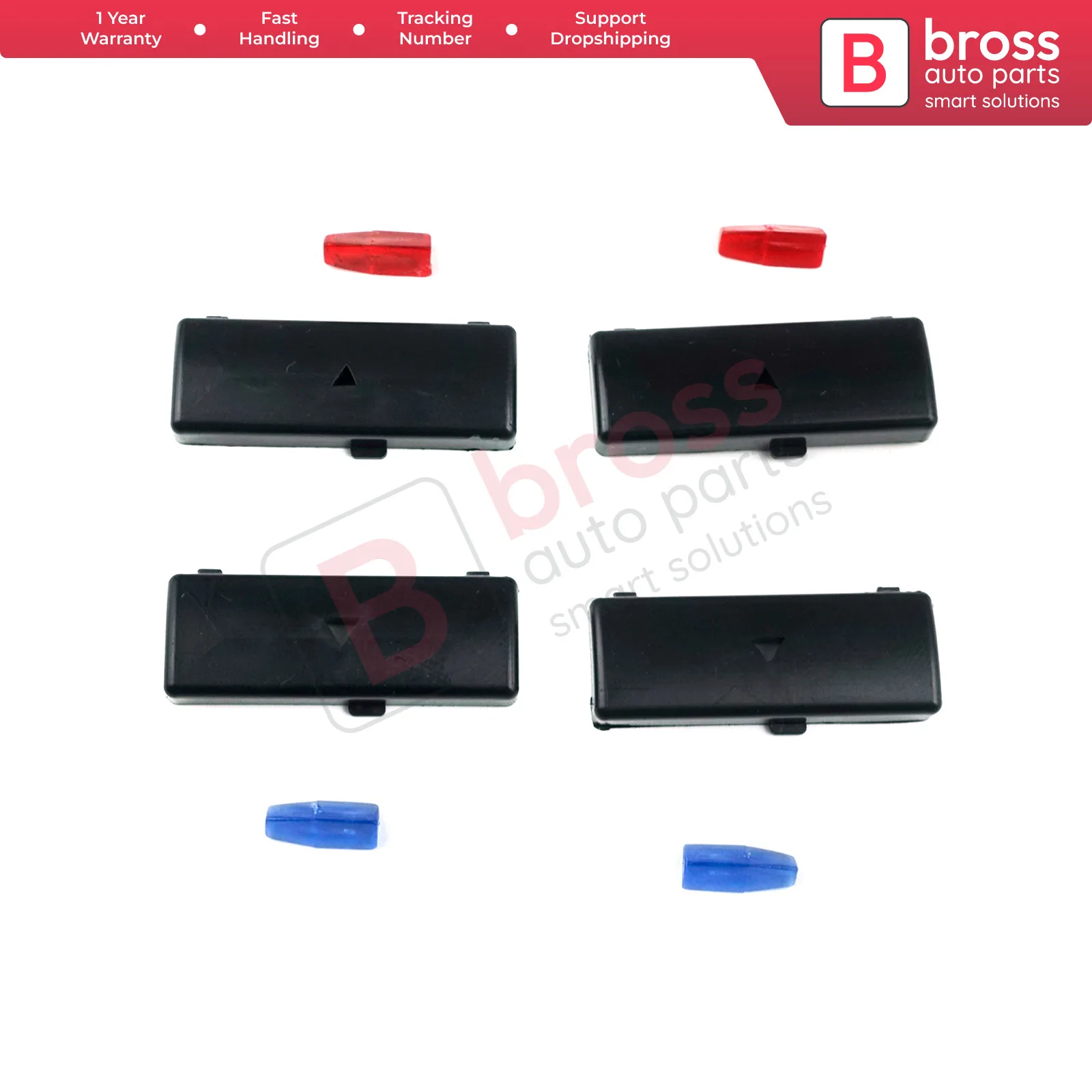 

Нагреватель воздуха Bross BDP88-13, 4 шт., система кондиционирования воздуха, регулировка температуры, комплект накладок 6972163 для BMW X5 E53 5 Series E39