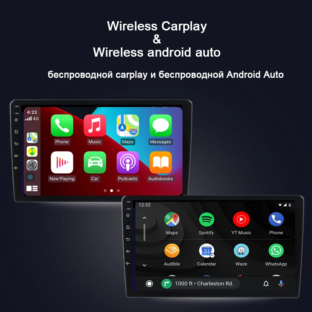720P 360 панорамный IPS Carplay 6G + 128G Android 12 0 автомобильный dvd-плеер GPS WIFI стерео RDS радио