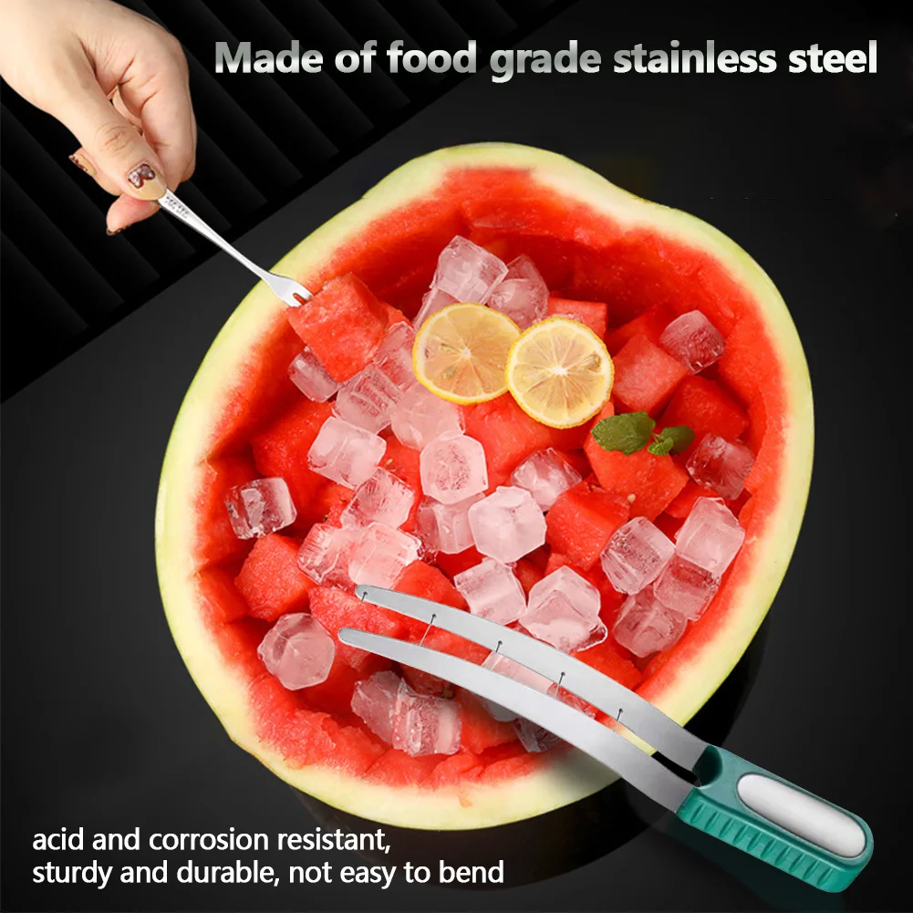 Резак для арбуза из нержавеющей стали инструмент нарезки быстрый безопасный