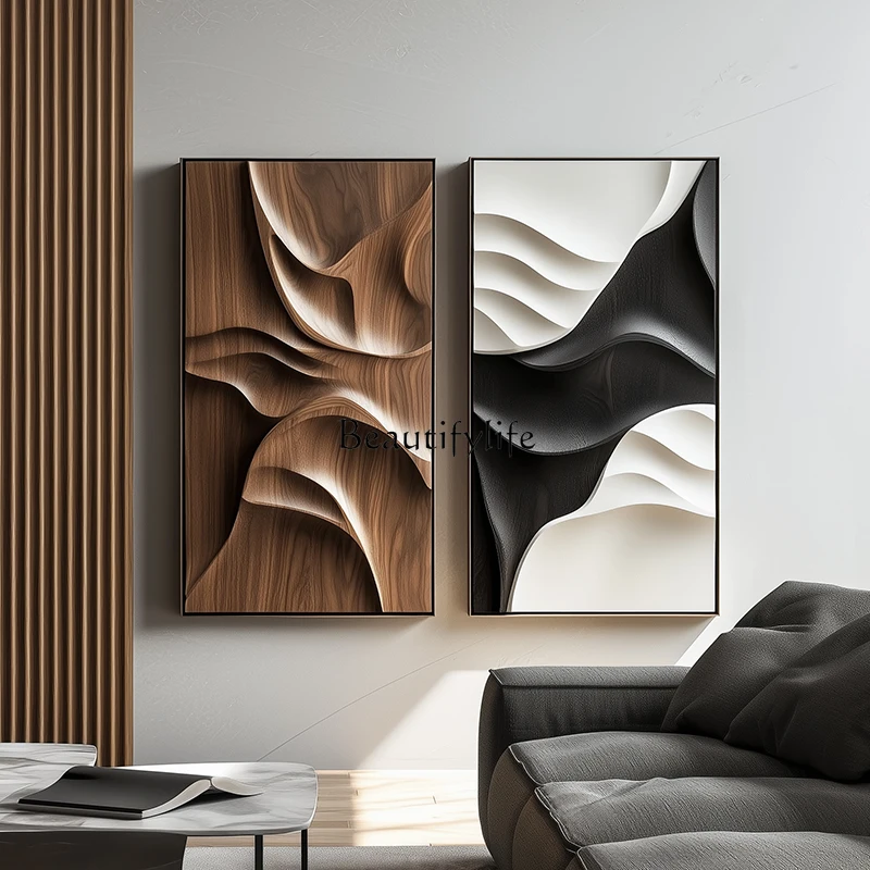 3D трехмерная декоративная живопись для гостиной свет роскошная абстрактная